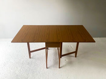1970’s Mid Century Drop Leaf Dining Table By Schrieber, 12 of 12