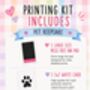 Mess Free Paw Printing Kit, thumbnail 2 of 3
