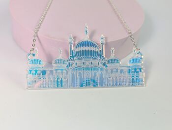 Brighton Pavilion Necklace Iridescent Acrylic, 3 of 6