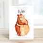 My Wife 'Bear Hug' Card For Valentine's Day, thumbnail 3 of 3