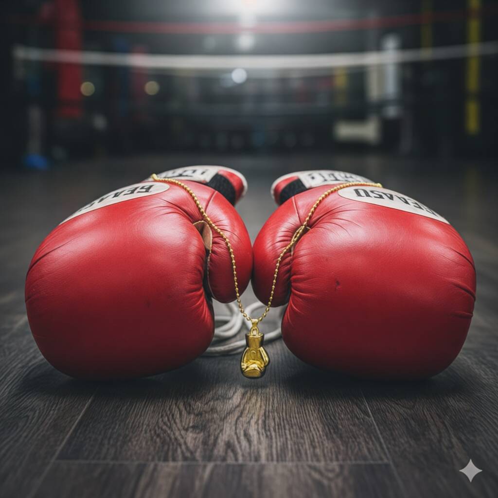 Personalised Boxing Glove Pendant/Necklace, 1 of 8