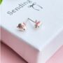 Little Girls Mice Animal Earrings Christmas Gift, thumbnail 1 of 7