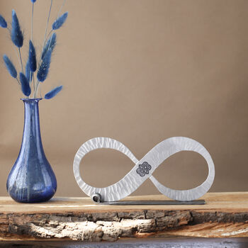 10th Anniversary Gift Aluminum Infinity Sculpture, 10 of 12
