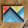 Abstract Colourful Wooden Mountain Mosaic, thumbnail 3 of 12