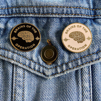 'Brains Of The Operation' Enamel Pin, 3 of 12
