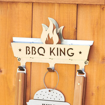 Personalised BBQ Rack And Matching Tools, 3 of 4