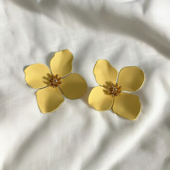 Delicate Flower Earrings, 3 of 4