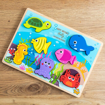 Personalised Under The Sea Puzzle Birthday Gift, 3 of 4