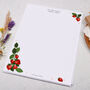 A4 Personalised Letter Writing Paper With Strawberries, thumbnail 3 of 5