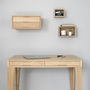 Oak Desk With Wall Storage, thumbnail 3 of 7