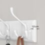 Wall Mounted Coat Rack With Triple Hooks Design, thumbnail 6 of 10