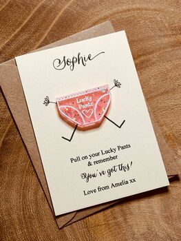 Personalised Lucky Pants Card, 3 of 3