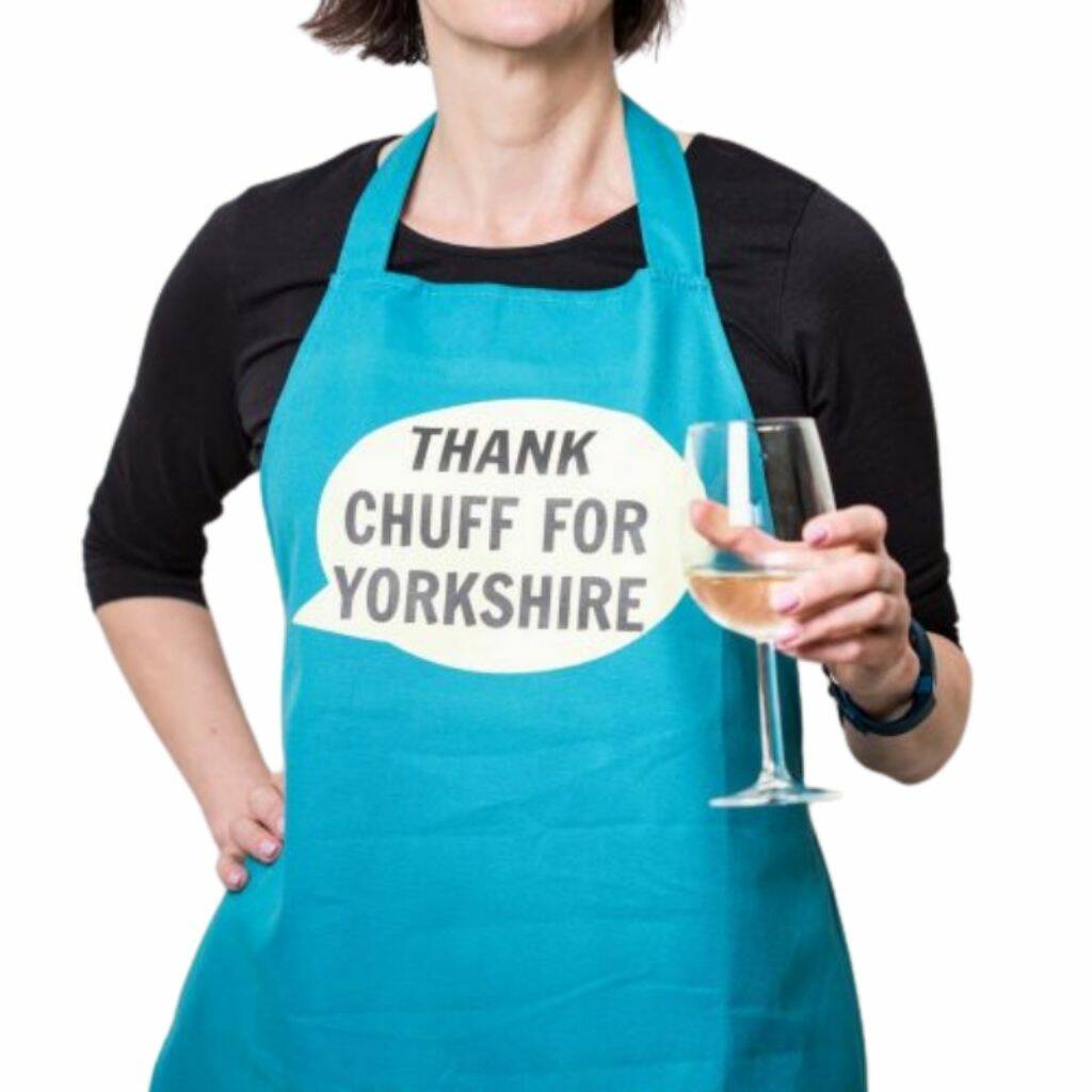 Thank Chuff For Yorkshire Apron By Dialectable