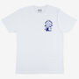 Heat Wave White Summer T Shirt With Surfing Sun Graphic, thumbnail 1 of 2