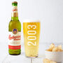 Personalised 21st Birth Year And Name Beer Glass, thumbnail 2 of 6