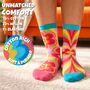 United Oddsocks Flower Power Ladies Gift Set, thumbnail 3 of 8