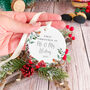 Personalised First Christmas As Mr And Mrs Ornament, thumbnail 5 of 7