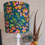 Calypso Vintage Silk Sari Lampshade, thumbnail 2 of 3