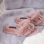 Amelie Toe Post Slipper In Pink, thumbnail 4 of 5