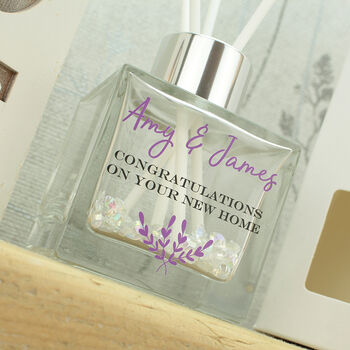 Personalised New Home Crystal Reed Diffuser, 3 of 5