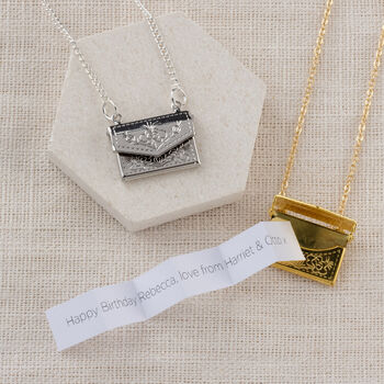 Personalised Mother's Day Envelope Locket And Message, 5 of 6