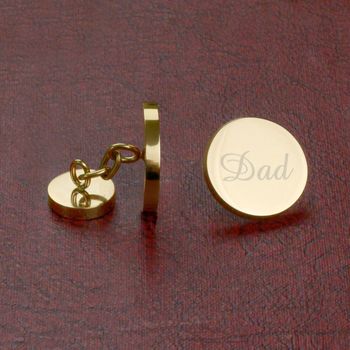 Personalised 'My Dad My Hero' Cufflinks For Dad, 11 of 11