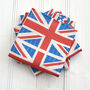 Jubilee Union Jack Linen Napkin Sets, thumbnail 3 of 3