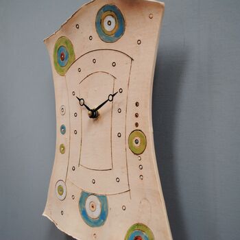 Clock With Blue And Green Circles, 2 of 7