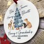 Personalised Grandparents Woodland Animals Bauble, thumbnail 2 of 3