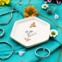 Bee Happy Jewellery Trinket Ring Dish | Gift Box, thumbnail 1 of 5