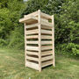 Traditional 10 Drawer Wooden Apple Storage Racks Set Of Two, thumbnail 5 of 7