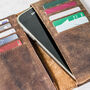 Personalised Bifold Leather Wallet And Smartphone Case, thumbnail 4 of 11