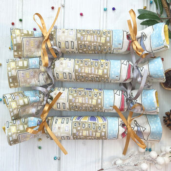 'Following The Star' Linen Napkin Crackers, 4 of 9