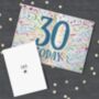 Suprise Inside 20th To 100th Personalised Birthday Card, thumbnail 2 of 7