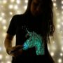 Unicorn Interactive Glow In The Dark T Shirt, thumbnail 8 of 8