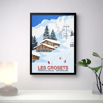 Les Crosets Ski Resort Poster, 3 of 6