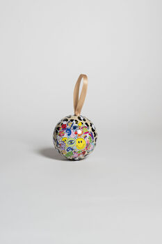 Scandi Bauble Filled With Chocolate Truffles Nisse, 2 of 5