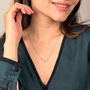Interlocking Paperclip Infinity Silver Necklace, thumbnail 4 of 4