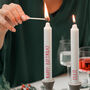 Personalised Set Of Birthday Candles, thumbnail 1 of 3