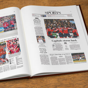 Washington Capitals Personalised Gift Newspaper Book, 10 of 12