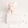 Evie The Elephant Pink Soft Plush Toy, thumbnail 1 of 4