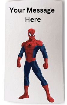 Giant Spiderman Superhero Personalised Marshmallow, 4 of 9