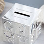 Personalised Silver Plated Alphabet Money Box, thumbnail 3 of 5