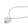 Scroll Heart Ashes Urn Necklace 925 Sterling Silver, thumbnail 3 of 5