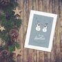 'To My Aunties' Christmas Greetings Card Snowmen Design, thumbnail 6 of 10