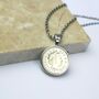 Personalised Any Date Five Pence Necklace, thumbnail 3 of 8