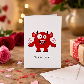 Funny Monster Valentine’s Card, 3 of 6