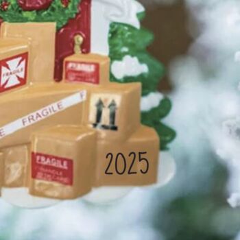 Personalised Online Shopper Hanging Decoration, 2 of 2