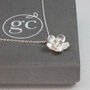 April Birthstone Diamond Colour Cz Silver Necklace, thumbnail 4 of 4