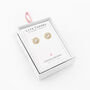 Round Silver Studs Earrings Gift, thumbnail 2 of 3